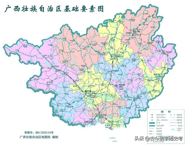 广西地区各市县地图（广西壮族自治区各市）