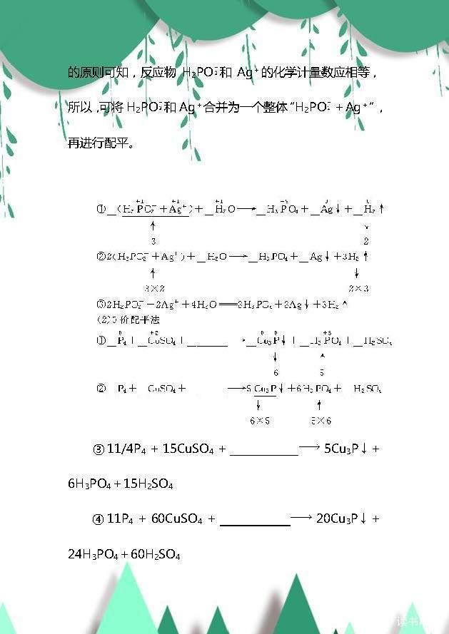 初中化学方程式配平（方程式的配平方法大全）(14)