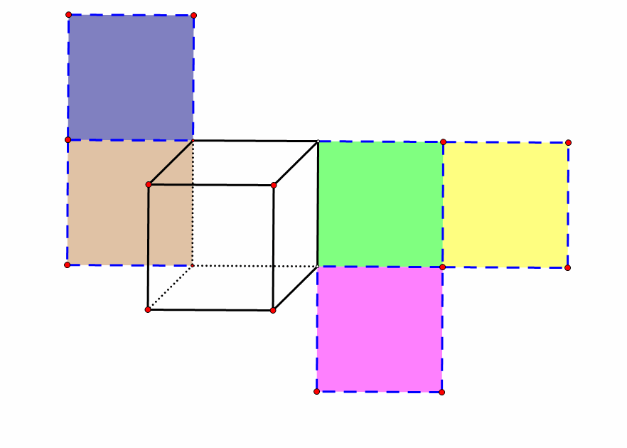 正方体平面展开动画（正方体展开图动画演示及制作）(8)