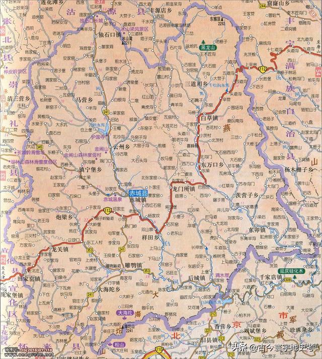 河北地图全图各市县（河北省各市县地图）(86)