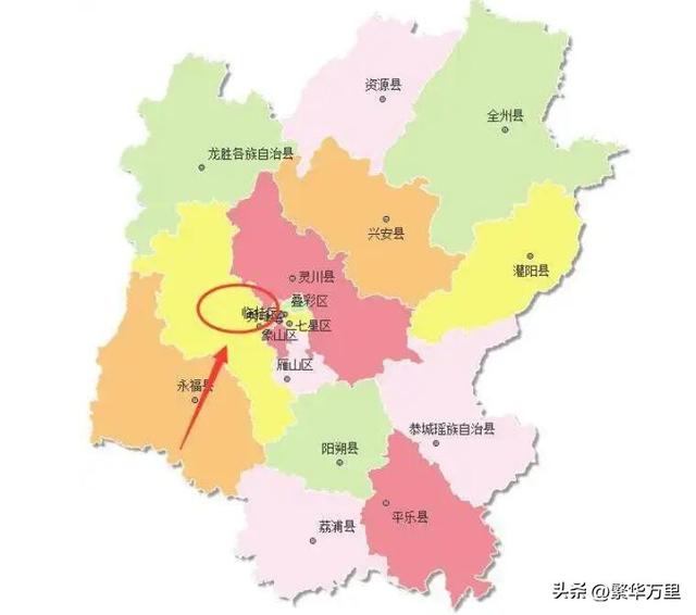 桂林市核心主城区是哪个区（桂林市的区划变动）(3)