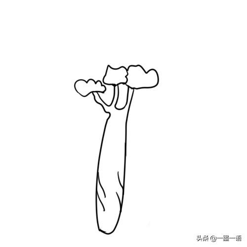 水墨丹青-简笔画线稿-猴面包树（水墨丹青-简笔画线稿-猴面包树）(5)
