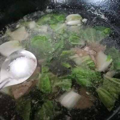 猪肝汤 饭店做法（精致一人食青菜猪肝汤）(11)