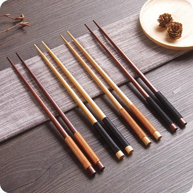 手工紫光檀筷子（红檀木做的国风）(2)