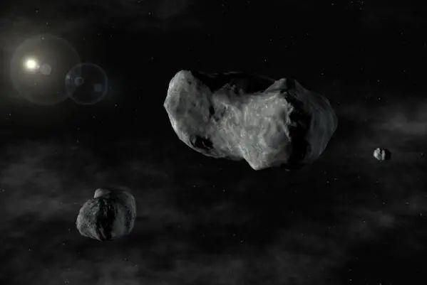 各种小行星撞击地球（最容易撞击地球的小行星之一）(11)