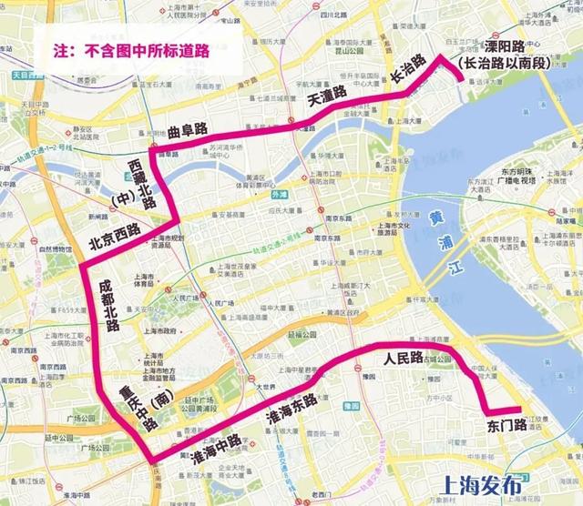 国庆期间上海交通管制情况（国庆期间上海这些区域将临时交通管制）(1)